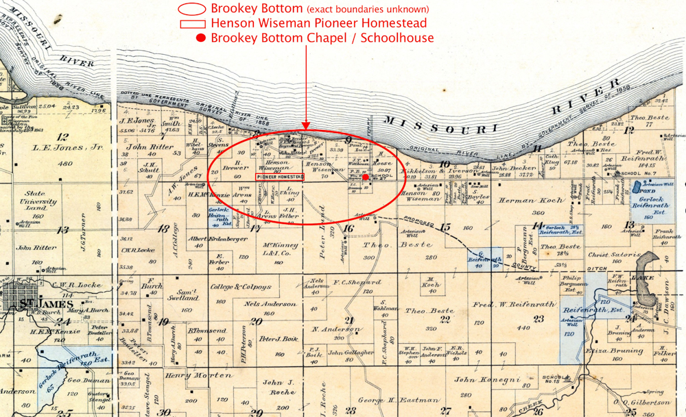 Partial 1899 Plat Maps Showing Reifenrath Properties