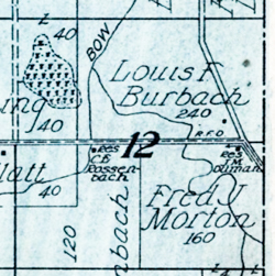 1917 Partial Plat Map Cedar County Twp 31N R2E, Nebraska