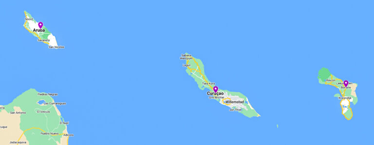 Map of ABC Islands