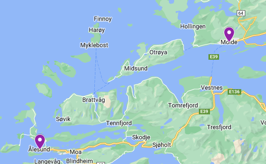 Location of Molde, Norway