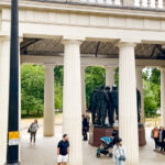 Royal Air Force (RAF) Bomber Command Memorial, in The Green Park, London.