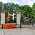 Queen Elizabeth Gate AKA Queen Mother’s Gate, Hyde Park, London.