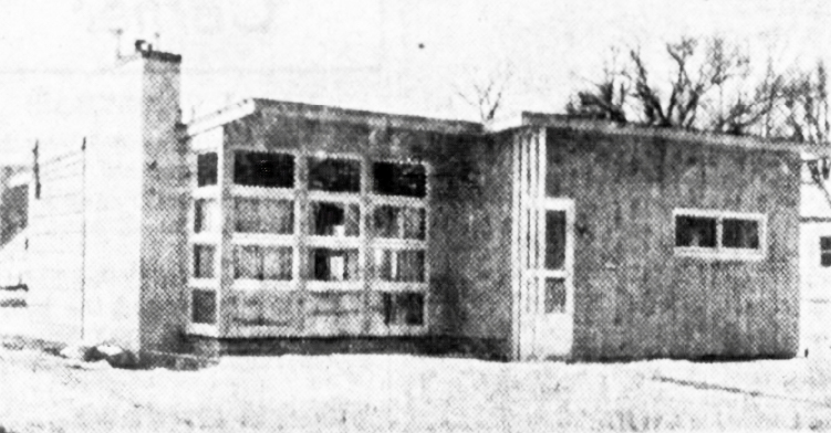 House at 107 Spring Street, Decorah, Iowa 1955.