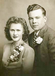 Jerome Joseph and Norma Audrey (Koch) Einck-Feb 1946.