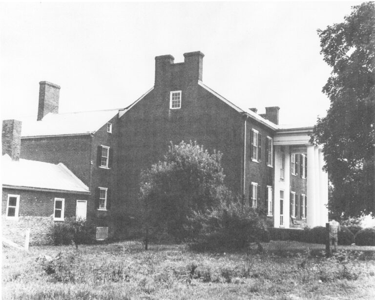 Isaac Van Metre House at Fort Pleasant, Old Fields, Hardy County West Virginia (built cira 1780s-90s).