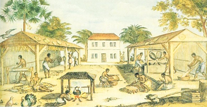 Virginia tobacco Slaves, 1670